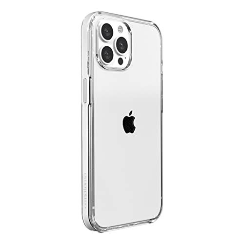 motomo iPhone 13 用 ケース INO ACHROME SHIELD CASE 二重構造 [ クリア ソフト 密着痕防止 TPUとポリカーボネートのハイブリッド 耐衝撃 バンパー風 アルミニウムボタン Matt white