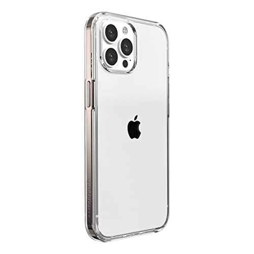 motomo iPhone 13 用 ケース INO ACHROME SHIELD CASE 二重構造 [ クリア ソフト 密着痕防止 TPUとポリカーボネートのハイブリッド 耐衝撃 バンパー風 アルミニウムボタン Chrome Gold