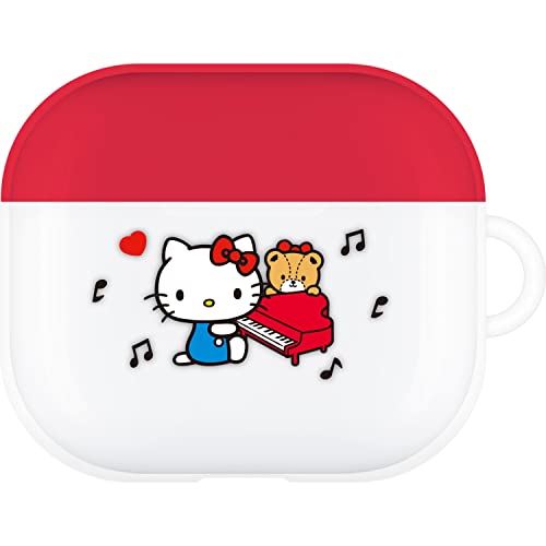 グルマンディーズ サンリオキャラクターズ AirPods (第3世代) 対応 ソフトケース ハローキティ SANG-190KT