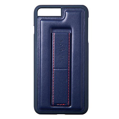 BOB Plus iPhone 8 Plusケース/iPhone 7 Plus ケース STAND & GRIP CASE ネイビー アイフォン カバー 落下防止 ハンドル ホルダー スタンド機能付き