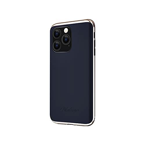 motomo iPhone 13 Pro 用 ケース INO LINE INFINITY CASE 二重構造 [ ソフト 密着痕防止 TPUとポリカーボネートのハイブリッド 耐衝撃 バンパー風 ワイヤレス充電 ] Chrome Gold Rayal Indigo 6,304円