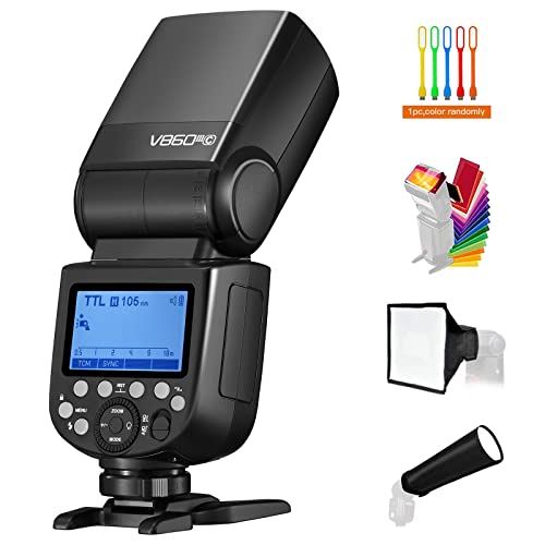 Godox V860III-C クリップオンフラッシュ カメラ ストロボ 2.4G HSS