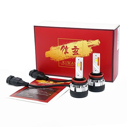 信玄 LED KIWAMI キワミ ヘッドライト フォグランプ H8/H9/H11/H16 共通品 2灯合計実測値 12.600LM 車検対応 キャンセラー内蔵 ハイパワー55W バルブ|WES STORE