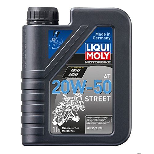 LIQUI MOLY 2輪車用 エンジンオイル Street 鉱物油 20W-50 1L 20855 リキモリ