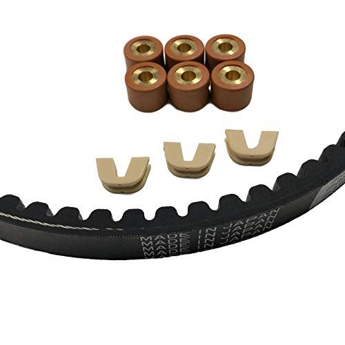 クリスパーツ スズキ アドレスV100 EC11A AF100M/N/S/T (対応純正品番:ドライブベルト):27601-04C03(対応純正品番:ウエイトローラー):21650-41D12:17x12 ...