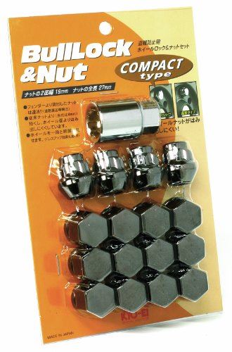 協栄産業 Bull Lock Compact ブルロックコンパクト [ 袋タイプ ] 19HEX M12 x P1.5 4H車用 [ 個数:16P ] [ 品番 ] K601K