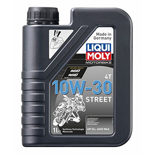 LIQUI MOLY 2輪車用 エンジンオイル Street 水素化分解合成油 10W-30 1L 1754 リキモリ