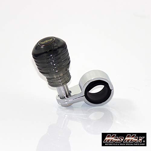 MADMAX DENMAハンドルスピンナー ベアリング式 スモーク ブラック MM75-S006-SM