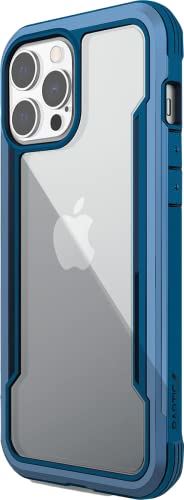 【RAPTIC】 iPhone13 Pro 対応 ケース クリア 米軍 MIL 規格取得 透明 スマホケース 耐 衝撃 アルミ 衝撃吸収 抗菌 クリアケース カバー 耐衝撃 透明ケース ハード スマホカバー [ ... iPhone13Pro ブルー