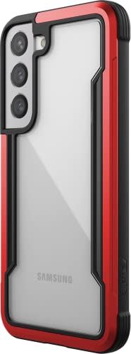 【RAPTIC】 Galaxy S22 5G 対応 ケース クリア 米軍 MIL規格取得 透明 スマホケース 耐 衝撃 衝撃吸収 抗菌 クリアケース カバー 耐衝撃 透明ケース スマホカバー [ Samsung GalaxyS22 ギャラクシーS22 ギャラクシーS22 対応 ] Shield Pro レッド 9,338円