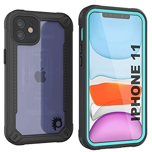 PunkCase iPhone 11用 防水 ケース [Maximus シリーズ] [スリム フィット] [IP68 認証] [耐衝撃性] クリア アーマー カバー スクリーン プロテクター付き | iPhone 11 ティール 10,955円