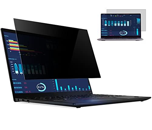 13.3インチ 覗き見防止フィルム 着脱式 ノートパソコン プライバシーフィルター PC 液晶保護フィルム 両面使用可能 ブルーライトカット 反射防止 着脱簡単 HLEPMATE 13.3インチ(16:9) 13.3インチ 16:9