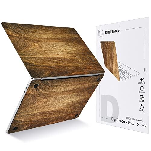 Digi-Tatoo スキンシール MacBook Air 13.6 インチ M2 2022 と互換性あり A2681 カバー ケース フィルム ステッカー 保護 取り外し可能、傷つき防止および残留物フリ [木の模様 Air 13\