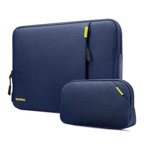 tomtoc パソコンケース 13インチ MacBook Air M2 M1 2022-2018 / 13型 MacBook Pro 2022 M2 M1-2016 / 13-12.3インチ Surface Pro対応 13インチ New MacBook Pro & Air ネイビー - 第2世代