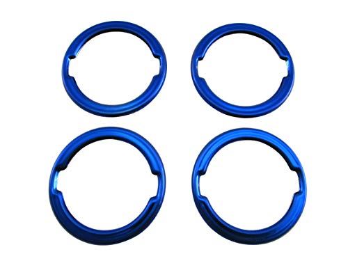 エルグランド E52 アルミホイールセンターキャップリング 4PC 青 【 SID－ETC－SMA－005－4PC 】 PE52 PNE52 TE52 TNE52 PE PNE TE TNE 52