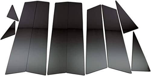 CX-8 超鏡面ステンレスブラックメッキピラーパネル 6PC バイザー無用 【 PIL&minus;BLA&minus;390 】 KG2 KG G2 2P CX8 C X 8｜WES STORE