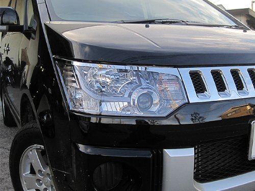 デリカD:5 CV1W CV2W CV4W CV5W 超鏡面ステンレスアイライン 【 HEAD-ETC-014 】 CV CV1 CV2 CV4 CV5 V1 V2 V4 V5 1 2 4 5 デリカ D:5 D5 ...
