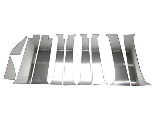 ハイゼットカーゴ S330V S331V 超鏡面ステンレスメッキピラーパネル ロングバイザー有用 10PC 【 PIL-SIL-272 】 ハイゼット カーゴ S330 330 S331 331 改 S330V改｜WES STORE