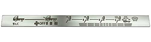 ハイゼットトラック ジャンボ S500P S510P 超鏡面ステンレスメッキエアコンスイッチパネル 【 INT-ETC-519 】 S500 S510 S 500 510 ハイゼット トラック ジャンボ 46856