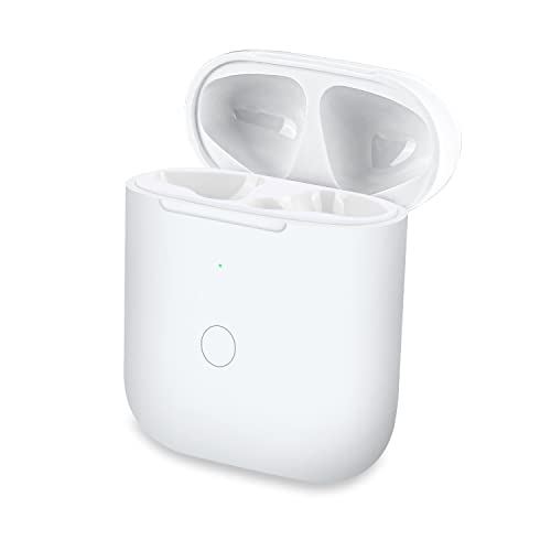 AirPods 1&2 充電ケース 大容量 AirPods 1&2専用充電ケース ワイヤレス充電可 Airpods用充電器 Bluetoothペアリング可能 エアーポッズ ケース セキュリティチェック