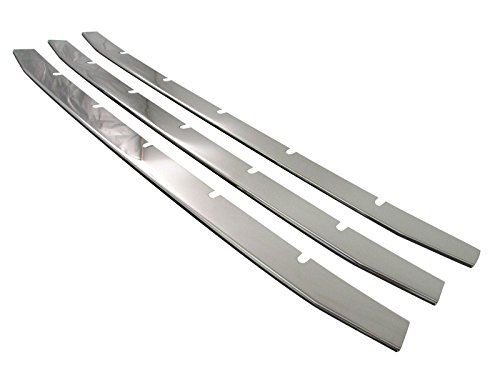 NV350キャラバンワゴン E26 前期 超鏡面ステンレスメッキフロントバンパーモール 3PC 【 FBUM-MOL-036 】 KS2E26 KS4E26 KS2E KS4E 26 NV350 NV V350 350