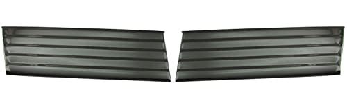 ピクシストラック S500U S510U 後期 超鏡面ステンレスメッキグリルカバー 2PC 黒 【 GRI−COV−S−007 】 S500 S510 500 510 ピクシス トラック ピクシス トラック|WES STORE
