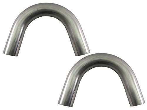 60Φ 150度 ステンレス 曲げパイプ 1.2mm厚 2PC 【 CUR－PIPE－006－2PC 】 60パイ 60φ 150°