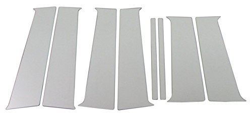 デックス 400系 超鏡面ステンレスメッキピラーパネル バイザー無用 8PC 【 PIL-SIL-007 】 1207|WES STORE