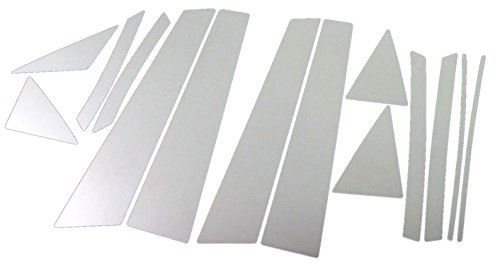 ティアナ J32 J32 PJ32 TNJ32 超鏡面クロームメッキステンレスピラーパネル バイザー無用 14PC 【 PIL-SIL-246 】 10117|WES STORE