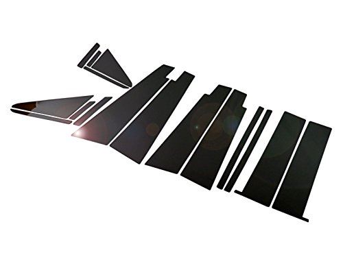 MPV LY3P 超鏡面ステンレスブラックメッキピラーパネル 有用 16PC 【 PIL-BLA-032 】LY 5677|WES STORE
