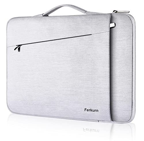 Ferkurn ノート pc ケース 15 14 15.6インチ パソコンケース 衝撃吸収 パソコンバッグ 撥水加工 取っ手付き PCバッグ 持ち歩き 通勤 ラップトップ ビジネス メンズ レディース Macbook ... 15\