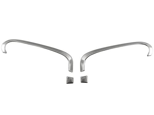 ポルシェ ボクスター MA122 MA123 ステンレスドアミラーモール 4PC サテンシルバー 【 MIR－ETC－064 】 981MA122 981MA123 MA122 MA123