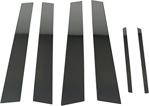 アルティス AVV50N 超鏡面ステンレスブラックメッキピラーパネル 6PC バイザー無用 【 PIL－BLA－156 】 AVV AVV50 V50 50 50N アルテイス ハイブリッド ハイブリット