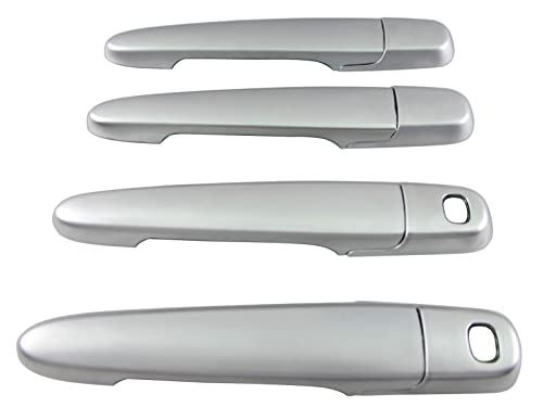 ムーヴ LA100S LA110S メッキドアハンドルカバーノブ サテンシルバー 【 DHC－NOBU－404 】 LA100 LA110 LA A100 A110 100 110 ムーブ