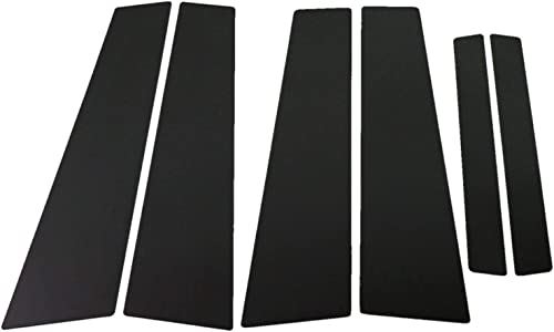 シーマ F50 超鏡面ステンレスブラックメッキピラーパネル 6PC バイザー無用 【 PIL－BLA－189 】