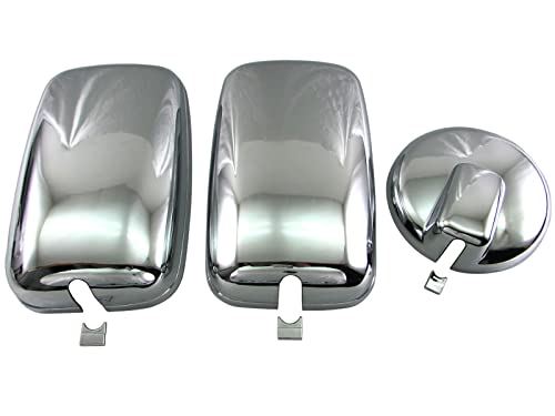 アトラス メッキドアミラーカバーアンダーミラーカバーセット 170Φ 【 TK-MIR-SET-005 】 補助ミラー 50825|WES STORE