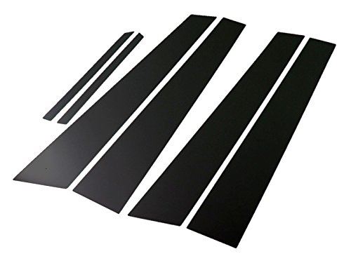 クラウン 170系 超鏡面ブラックメッキピラーパネルカバー 6PC バイザー無し用 【 PIL-BLA-173 】 4986
