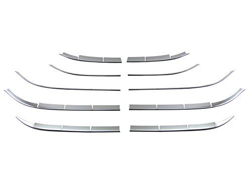 ハリアーハイブリッド AVU65W 後期 超鏡面ステンレスメッキフロントバンパーモール 10PC 【 FBUM&minus;MOL&minus;065 】 AVU65 AVU U65 65 60 ハリアー ハイブリッド｜WES STORE