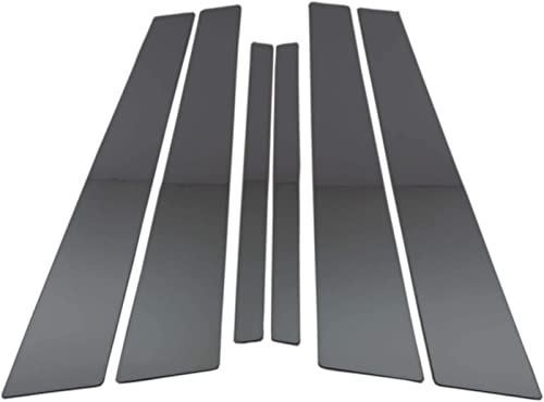 BMW 7シリーズ F01 超鏡面ステンレスブラックメッキピラーパネル 6PC バイザー無用 【 PIL－BLA－392 】 740i 750i 740 750 アニバーサリーエディション