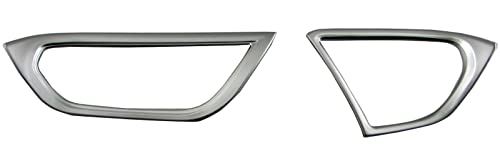 eKスペース 34 35 37 38 サイドエアコンリング サテンシルバー 【 INT&minus;ETC&minus;596 】 B34A B35A B37A B38A 34A 35A 37A 38A eK スペース｜WES STORE