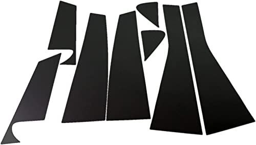 ヴェルファイアハイブリッド ATH20W 超鏡面ステンレスブラックメッキピラーパネル バイザー無用 8PC 【 PIL-BLA-092 】 ATH ATH20 H20 20 ベルファイア ヴェルファイヤ ...