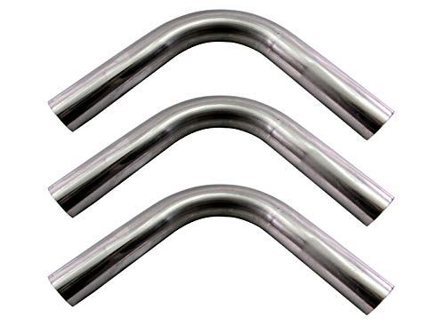 42Φ 90度 ステンレス鋼 曲げ煙管 1.2粍厚 3マイコン 【 CUR－PIPE－012－3マイコン 】 42パリア犬 42φ 90°