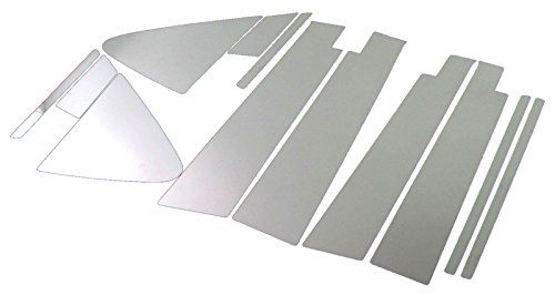 ヴィッツ 90 91 95 超鏡面ステンレスピラーパネル 12PC バイザー有用 【 PIL-SIL-116 】 KSP90 NCP91 NCP95 SCP90 KSP NCP SCP P90 P91|WES STORE