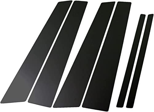 アリスト 140 超鏡面ステンレスブラックメッキピラーパネル バイザー無用 6PC 【 PIL-BLA-085 】 JZS147 UZS143 AZS UZS S147 S143 147 143