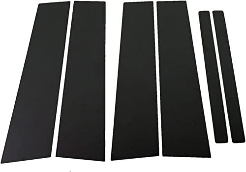 スイフト ZCZD系(10年9月まで) 超鏡面ステンレスブラックメッキピラーパネル 6PC バイザー無用 【 PIL－BLA－192 】