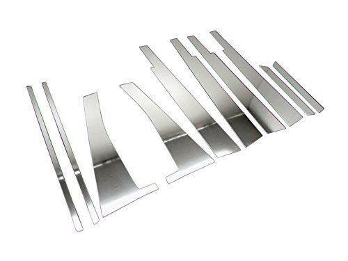 ステラカスタム LA100F LA110F 超鏡面ステンレスメッキピラーパネル バイザー有用 10PC 【 PIL-SIL-359 】 LA LA100 LA110 100 110 ステラ｜WES STORE