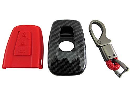 カローラツーリング 210 211 212 214 カーボン調スマートキー ケース 赤 【 KEY-CASE-018 】 NRE210W ZRE212W ZWE211W ZWE214W NRE210