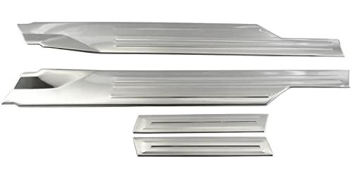 サンバーバン S700B S710B ステンレスエントランスモール 4PC サテンシルバー 【 ENT－MOL－130 】 700B 710B 700 710 サンバー バン