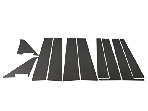 ソリオ MA15S 超鏡面ステンレスブラックメッキピラーパネル バイザー無用 10PC バイザー 無用 【 PIL-BLA-230 】 11329｜WES STORE