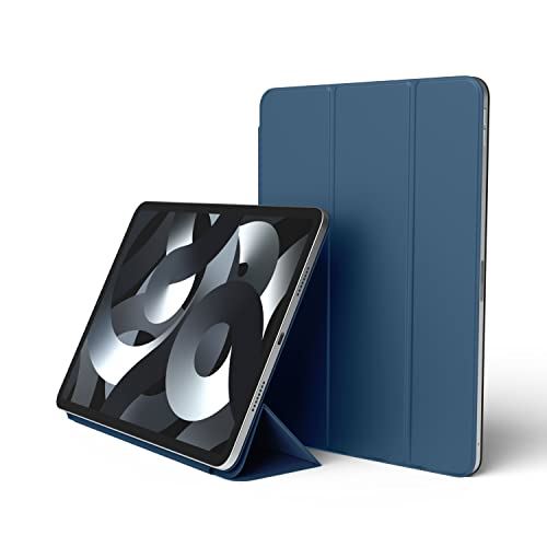 【elago】 iPad Air 第5世代 Air4 /iPad Pro 11 2018 対応 スタンド ケース カバー 強力 マグネット 式 角度調整 可能 iPadスタンド Apple Pencil 2 充電 可能 ブルー｜WES STORE